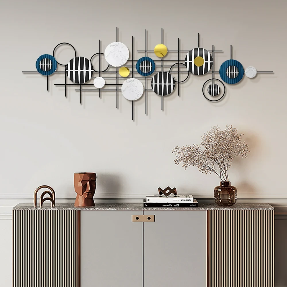  Modern Geometrik Duvar Vurgusu Ev 3D Duvar Dekoru