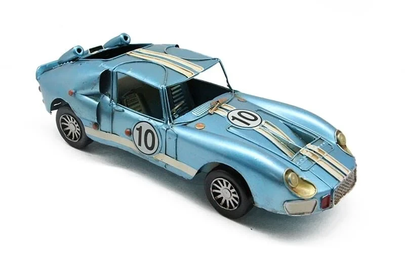 Dekoratif Metal Yarış Arabası