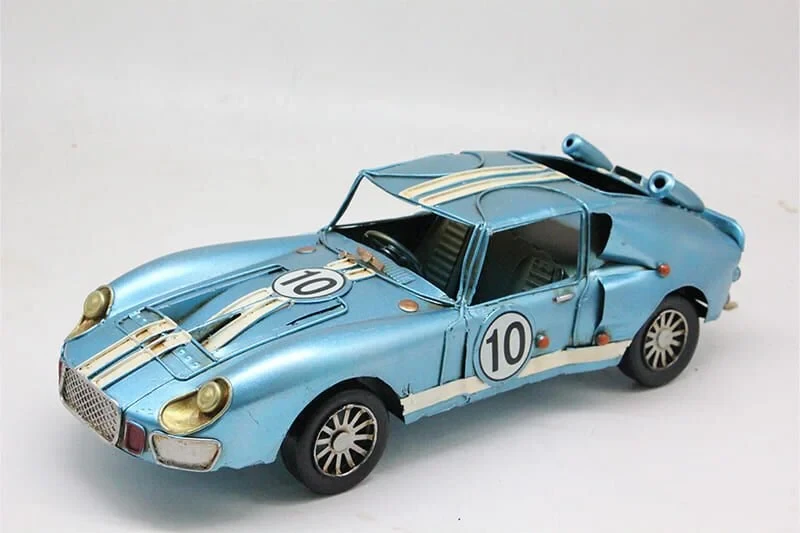 Dekoratif Metal Yarış Arabası