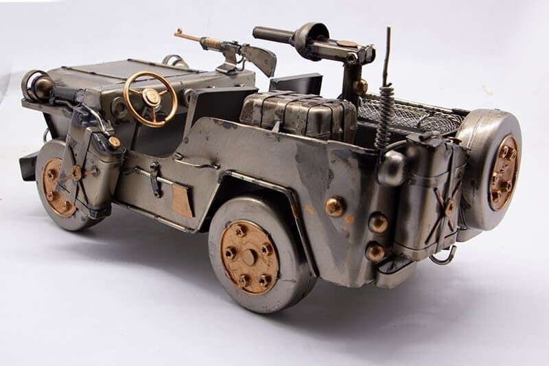 Dekoratif Metal Askeri Araç