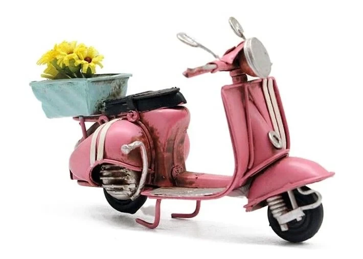 Metal Model Sepetli Motosiklet