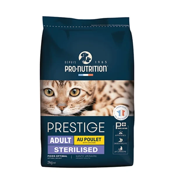 Pro Nutrition Prestige Adult Sterilised Tavuklu Kısırlaştırılmış Yetişkin Kedi Maması 2KG
