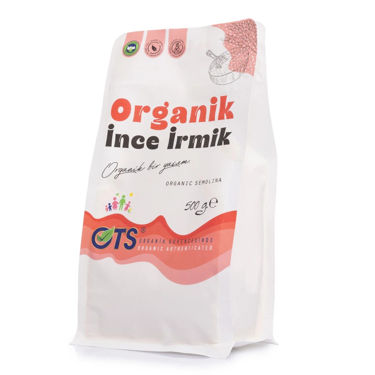OTS Organik İnce İrmik 500 gr