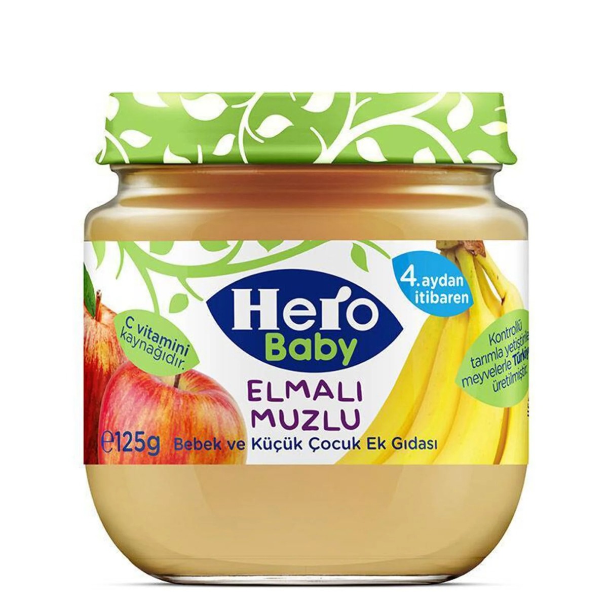 Hero Baby Elmalı Muzlu Kavanoz Mama 125 gr