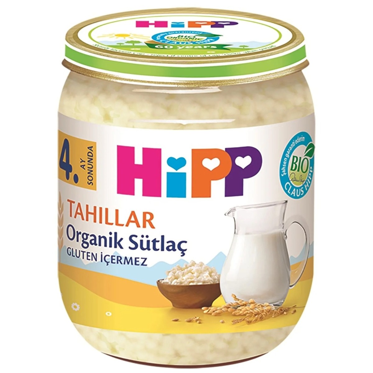 HiPP Organik Sütlaç Kavanoz Mama 125 gr
