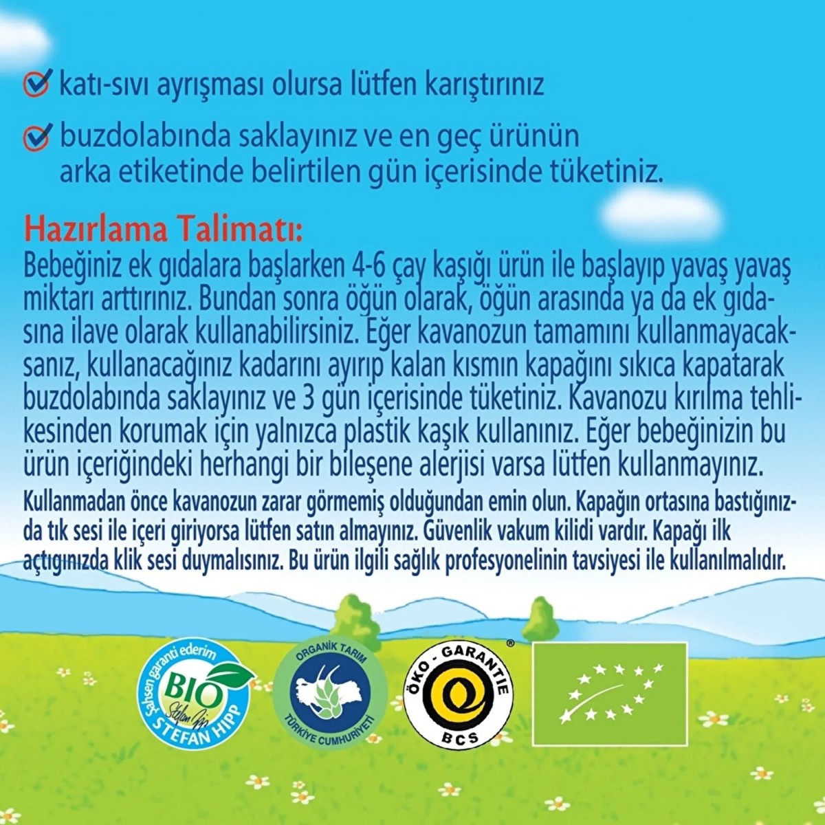 HiPP Organik Sütlaç Kavanoz Mama 125 gr