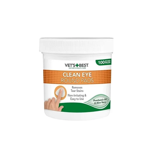 Vet's Best Parabensiz Kedi ve Köpek Göz Temizleme Pedi