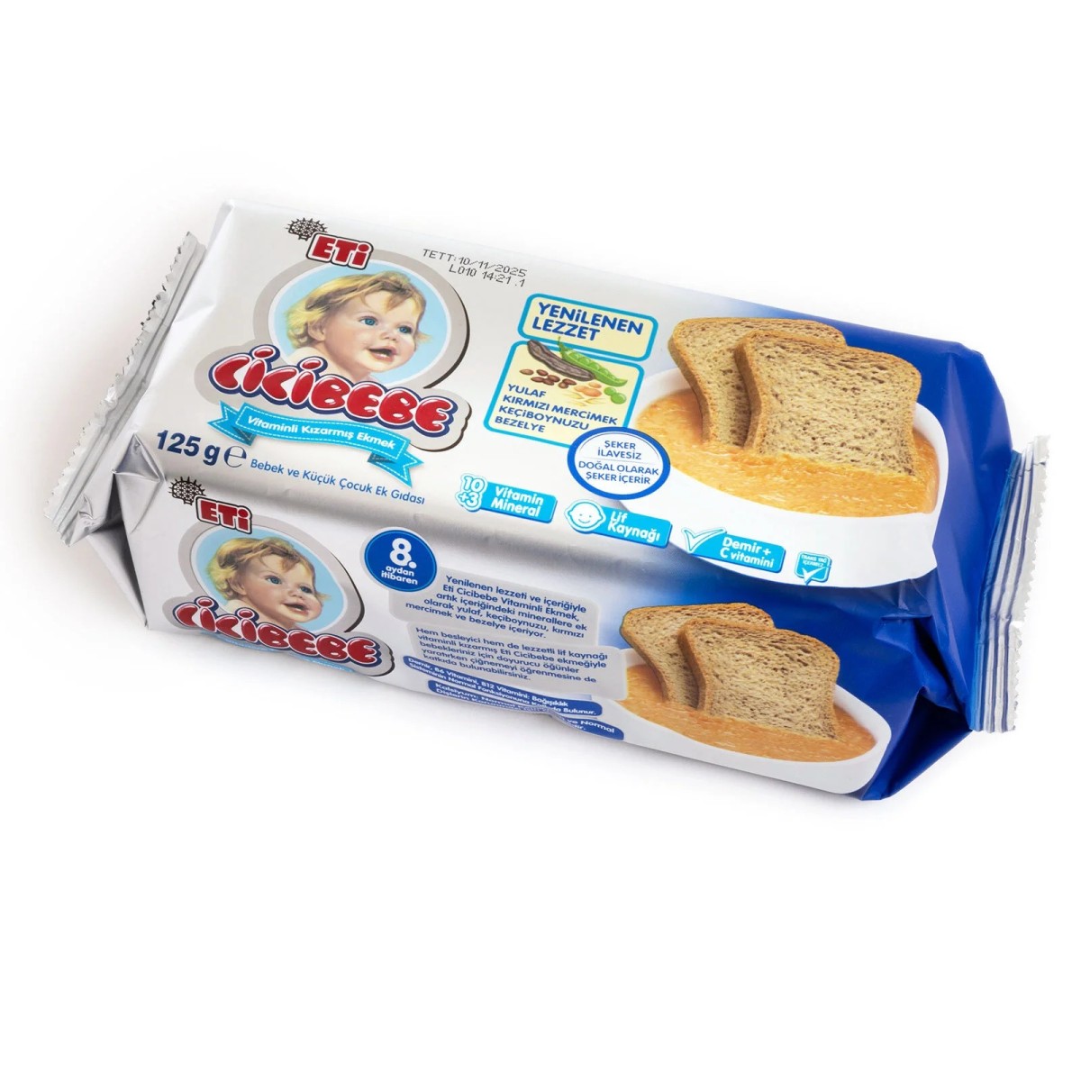 Eti Cicibebe Vitaminli Bebek Ekmeği 125 gr