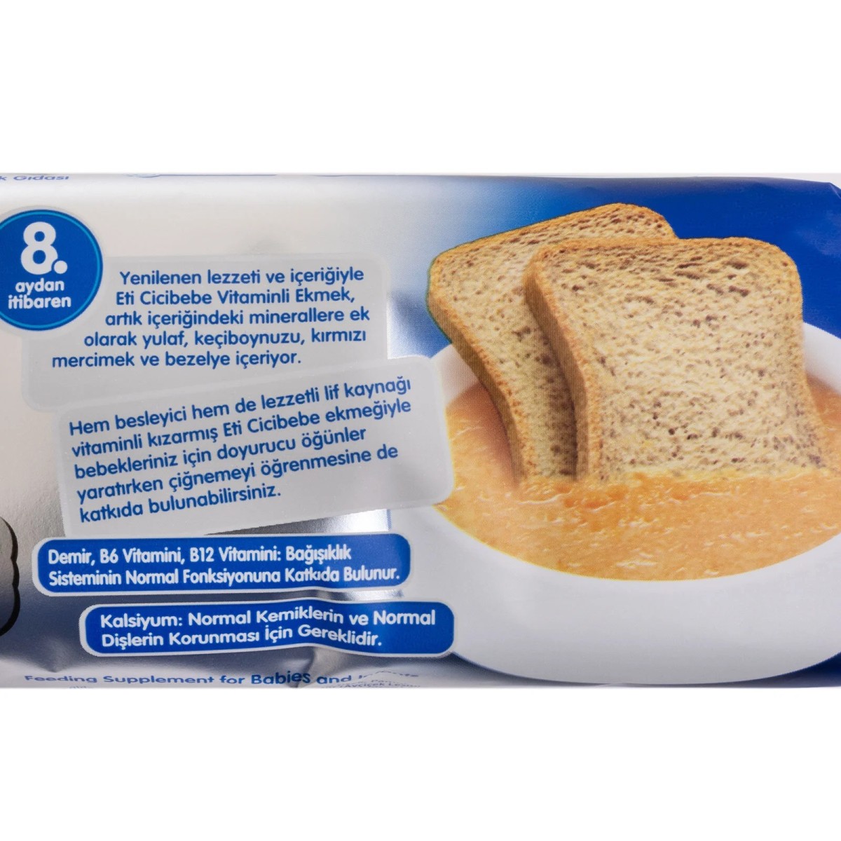 Eti Cicibebe Vitaminli Bebek Ekmeği 125 gr