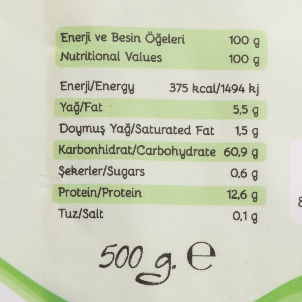 OTS Organik Yulaf Unu 500 gr