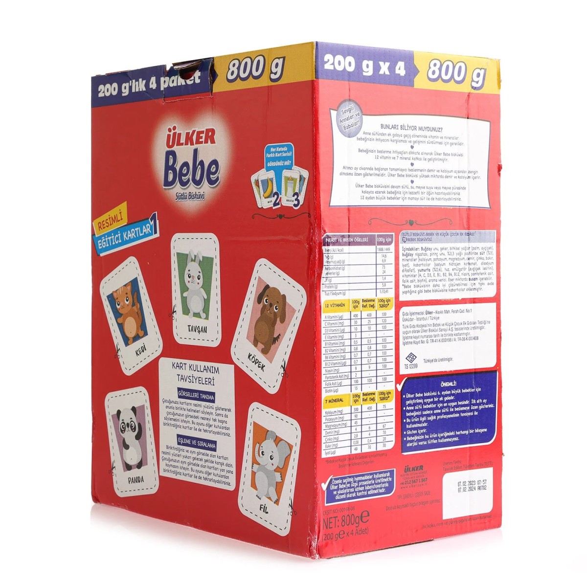 Ülker Bebe Bisküvisi 800 gr