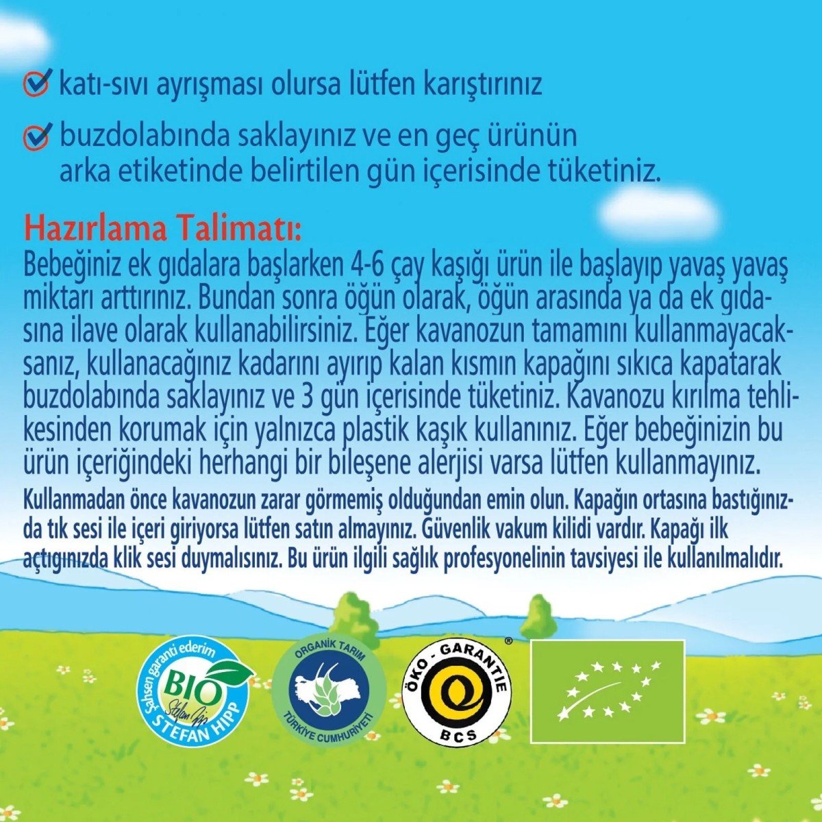 HiPP Organik Elmalı Kavanoz Mama 125 gr