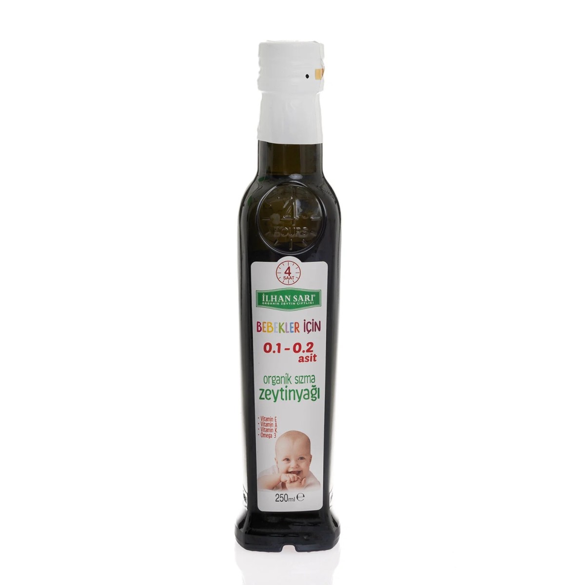 İlhan Sarı Organik Bebekler İçin Zeytinyağı 250 ml