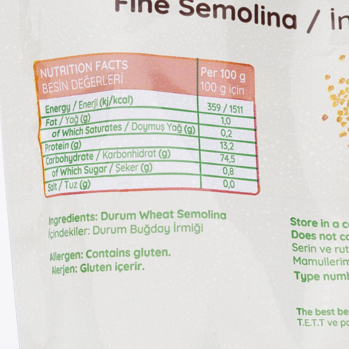 HAMMM Buğday İrmiği Unu 500 gr