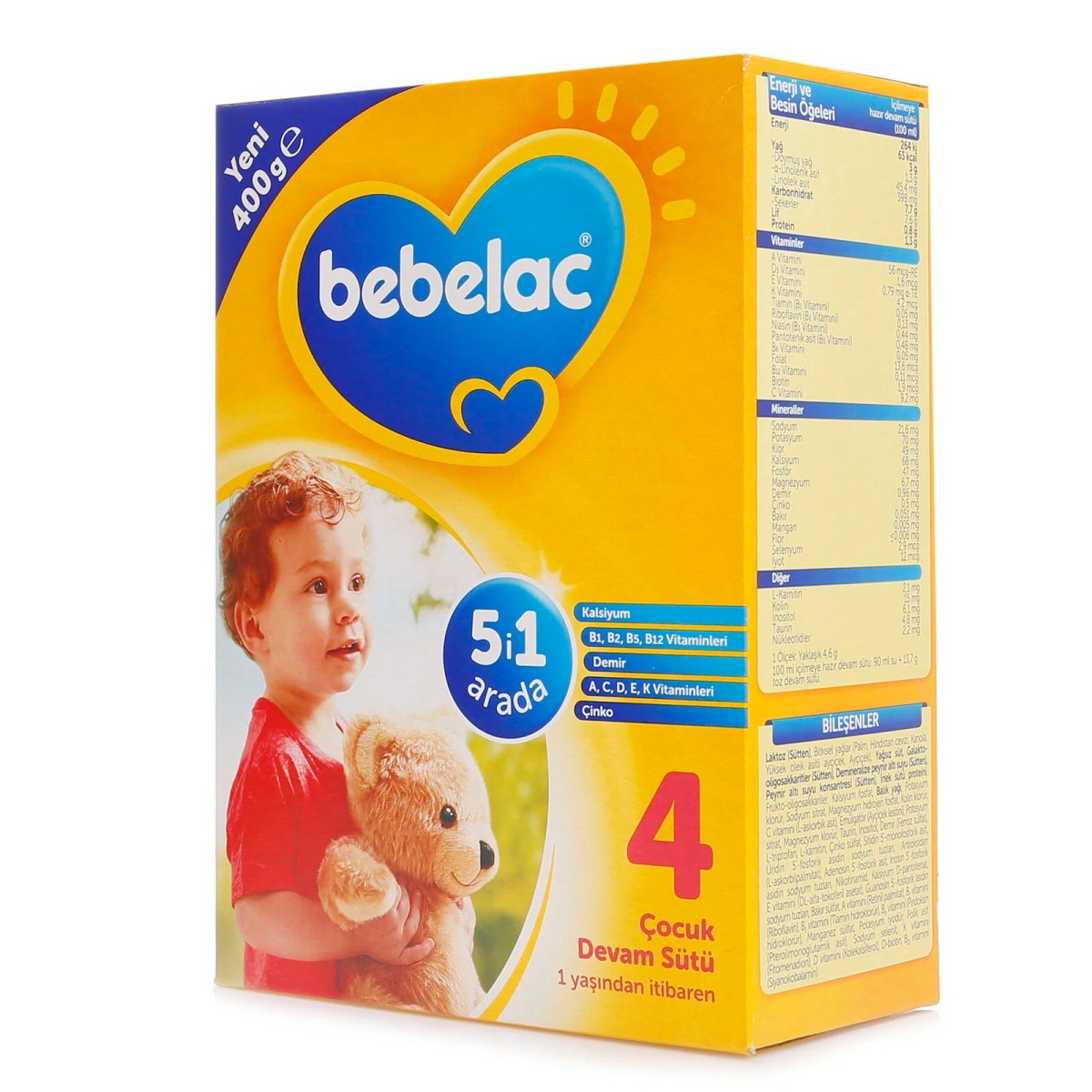 Bebelac 4 Çocuk Devam Sütü 400 gr 1+ Yaş
