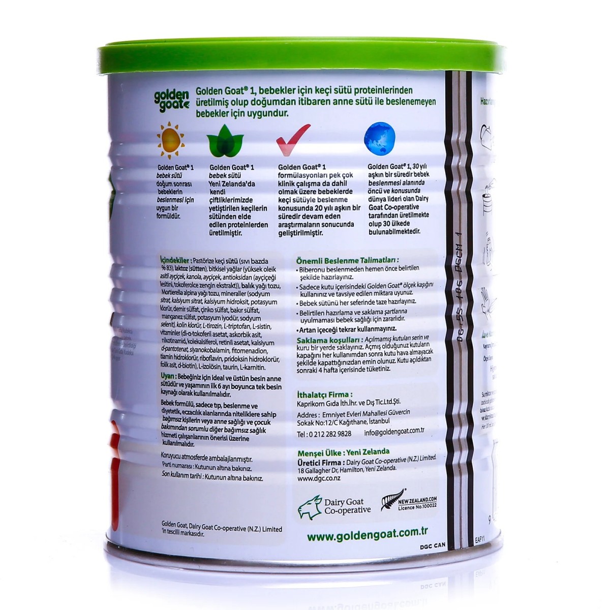 Golden Goat 1 Keçi Sütlü Bebek Sütü 400 gr 0-6 Ay