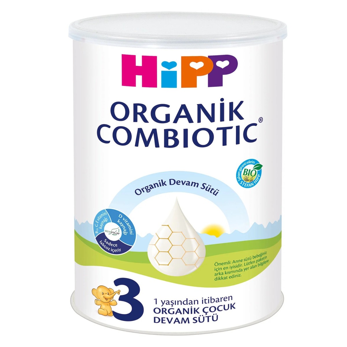 HiPP 3 Organik Combiotic Devam Sütü 350 gr 1+ Yaş