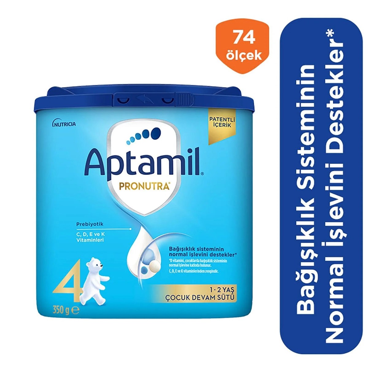 Aptamil 4 Çocuk Devam Sütü 350 gr 1+ Yaş