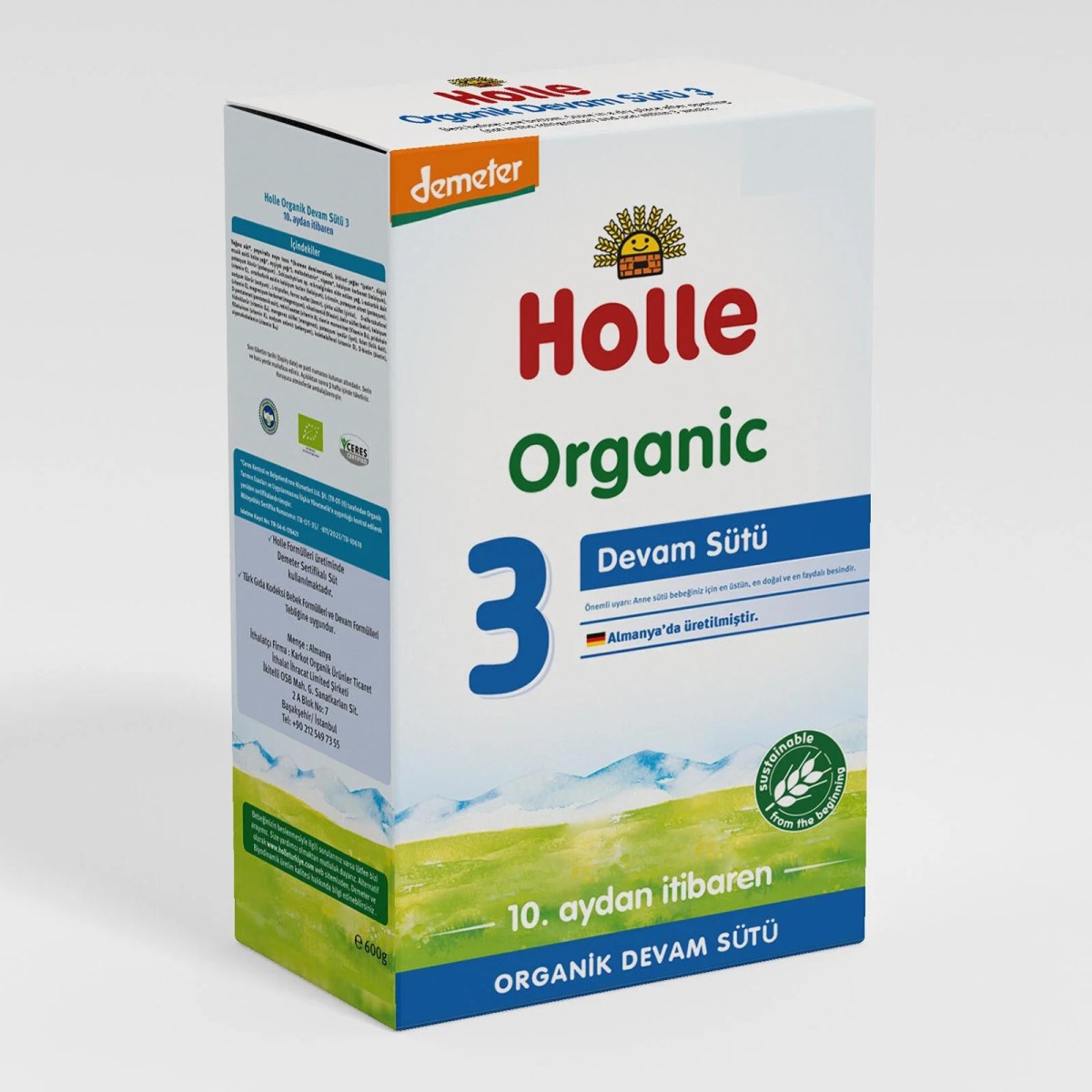 Holle 3 Organik Devam Sütü 600 gr 1+ Yaş
