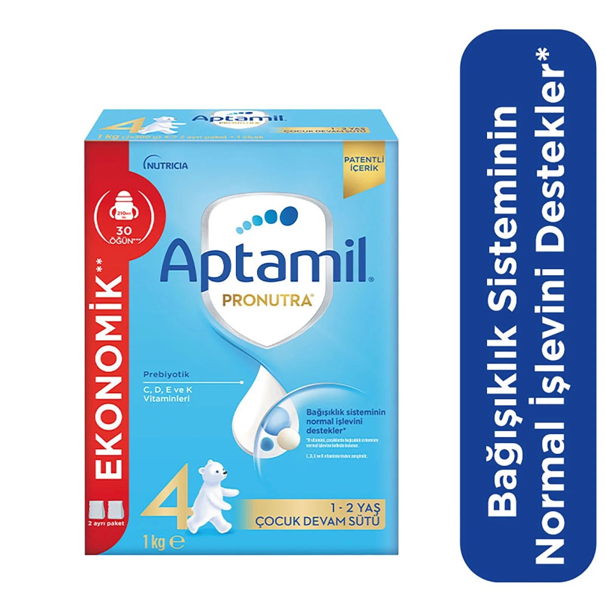 Aptamil 4 Çocuk Devam Sütü 1000 gr 1+ Yaş