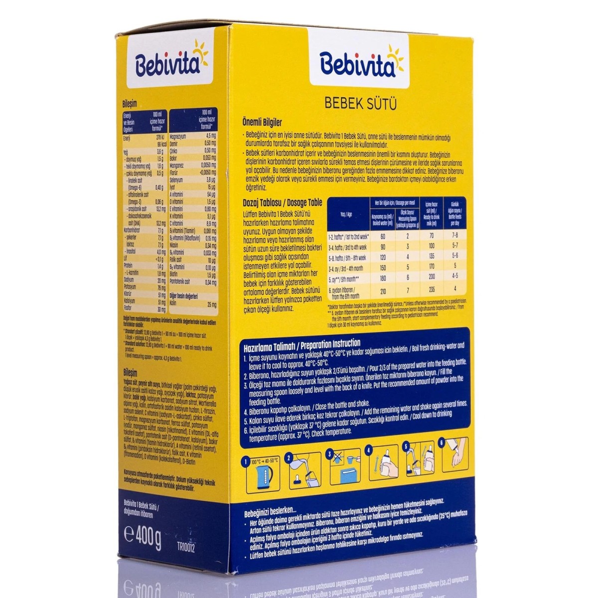 Bebivita Bebek Sütü 400gr