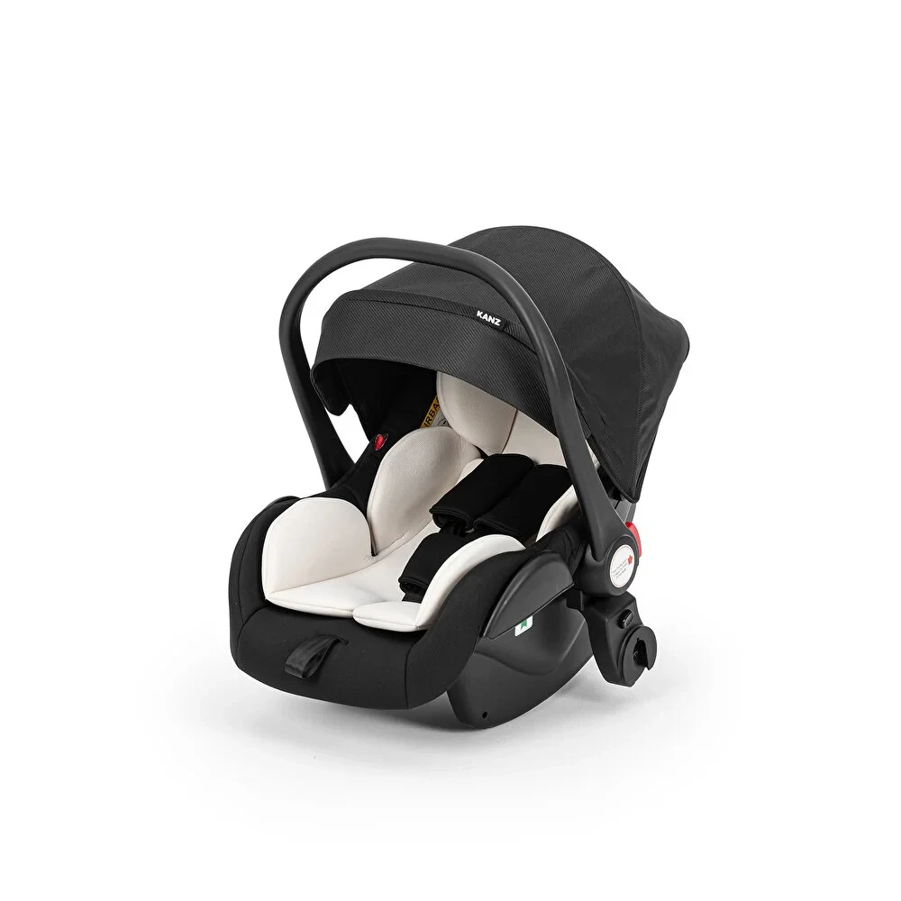 Okie Dokie Travel Sistem Bebek Arabası Tek Elle Katlanabilir Çift Yönlü 0-4 Yaş 22 Kg Siyah