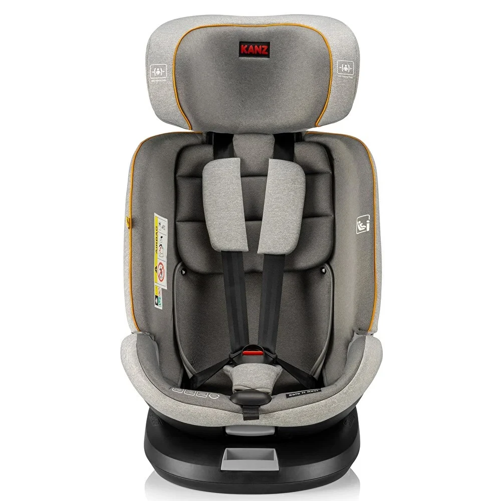 Safe N Rest 0-36 Kg Oto Koltuğu i-Size, Isofix’li, Darbe Emici Yan Koruma, 0-12 Yaş, 36 kg, Gri
