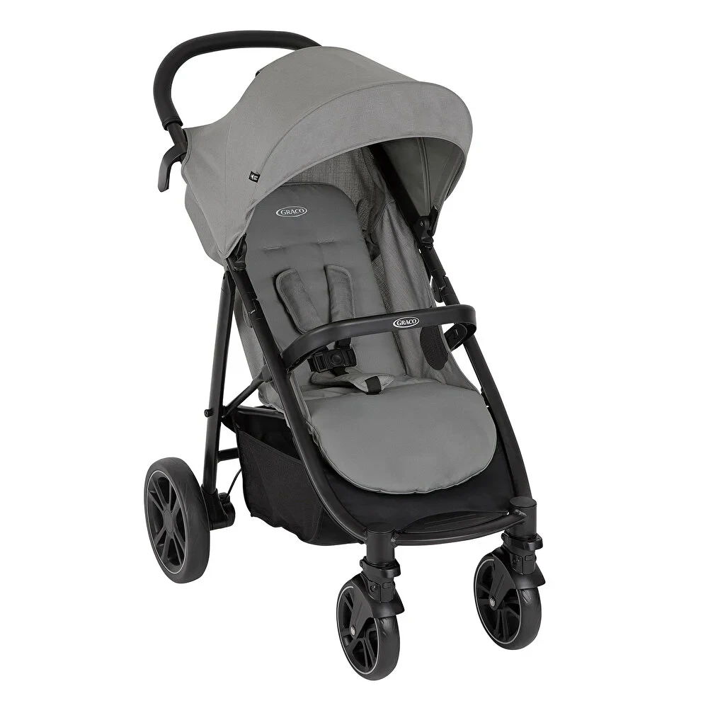 Graco Eezfold Baston Bebek Arabası Süspansiyonlu 15 Kg Steeple Grey