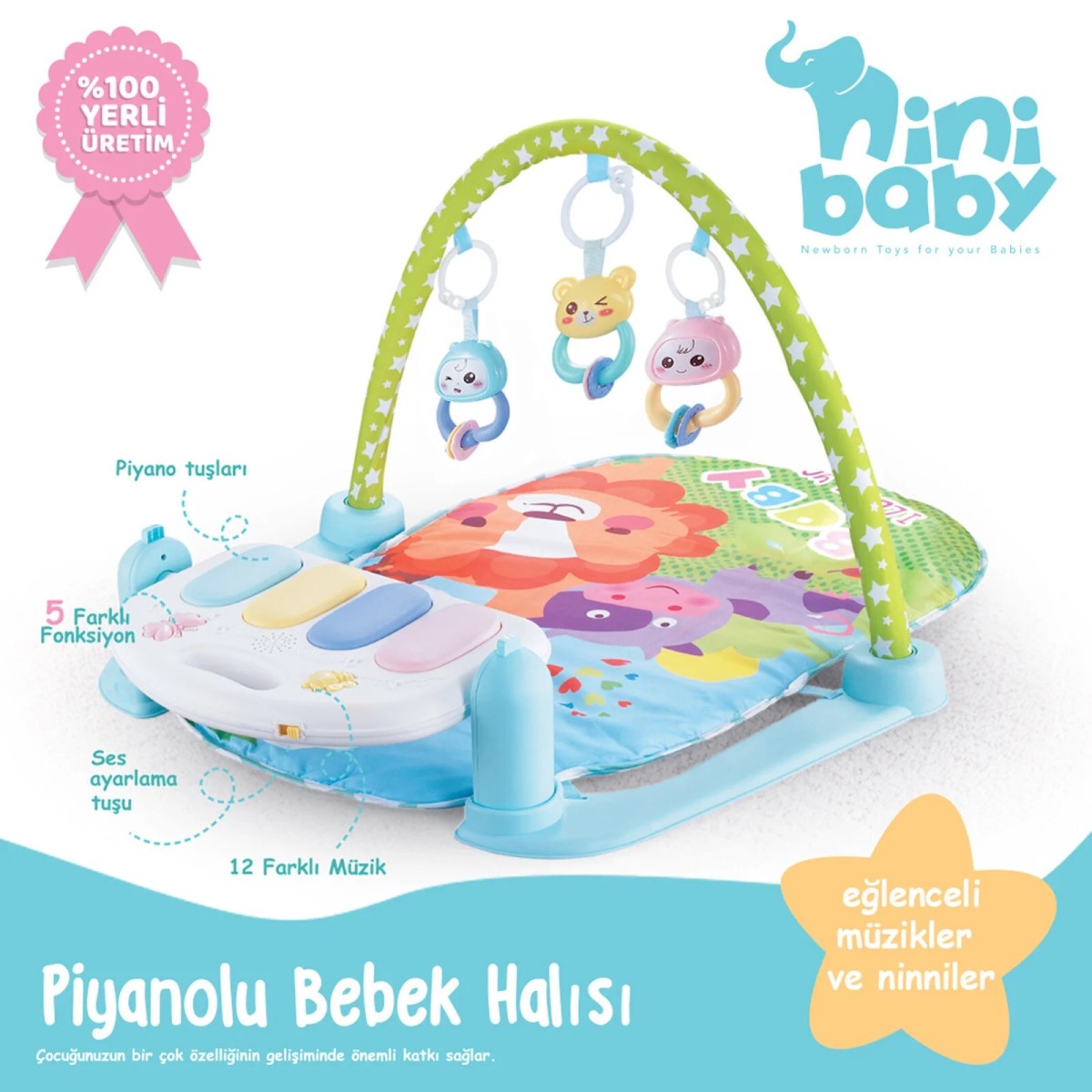 baby toys Piyanolu Oyun Halısı
