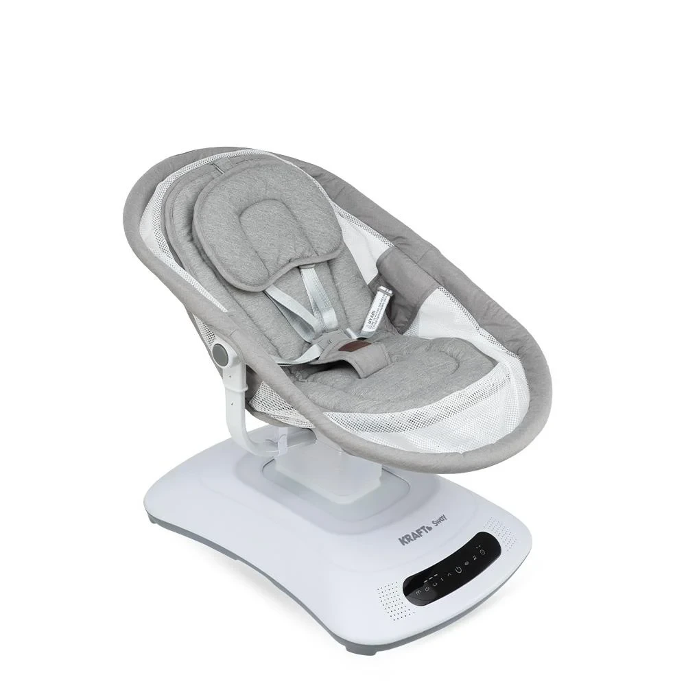 Sway Portbebeli Elektrikli Ana Kucağı Beşik Gri