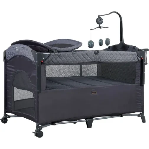 Prego Miami Plus Anne Yanı Oyun Parkı 70X120 Cm Füme 8044 Füme