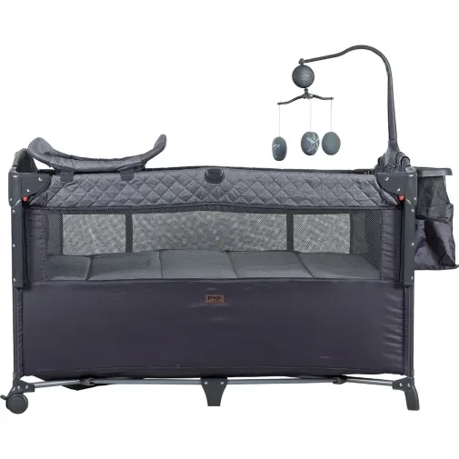 Prego Miami Plus Anne Yanı Oyun Parkı 70X120 Cm Füme 8044 Füme