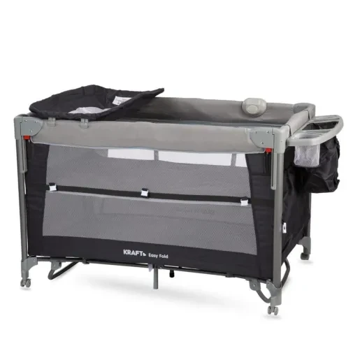 Kraft Easy Fold Anne Yanı Oyun Parkı 70X110 Cm Light Grey