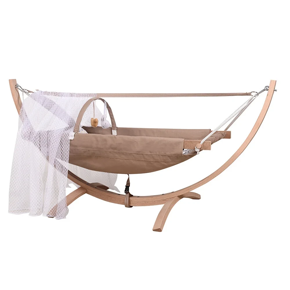 Fethiye Cibinlikli Ahşap Hamak Gold