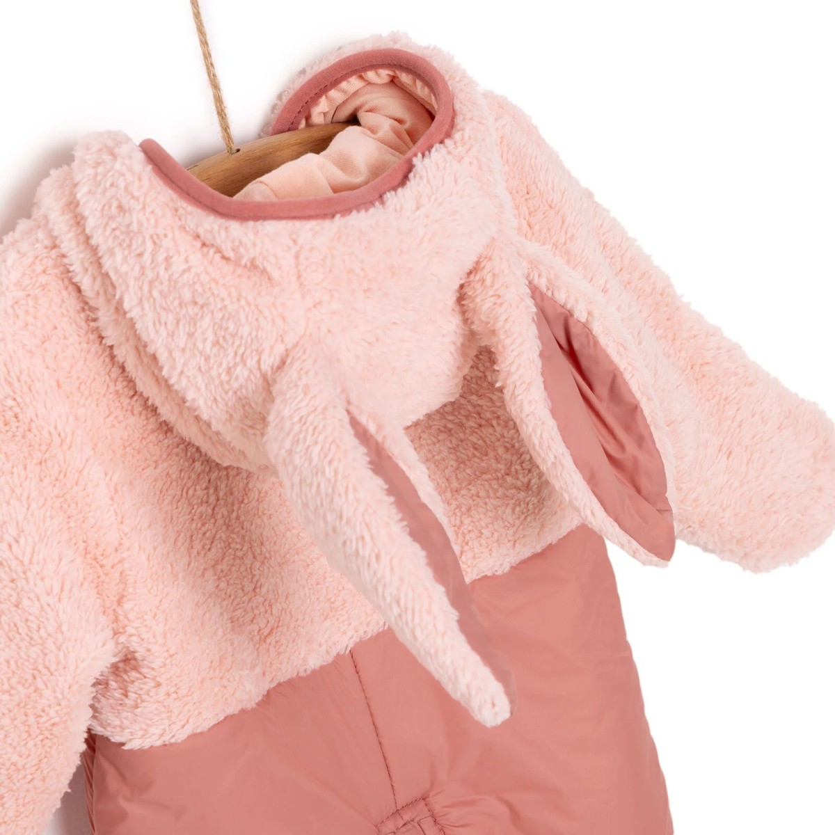 Midimod Yenidoğan Kız Bebek Patikli Tulum Wellsoft Pembe