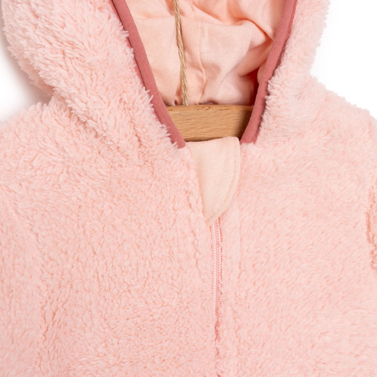 Midimod Yenidoğan Kız Bebek Patikli Tulum Wellsoft Pembe