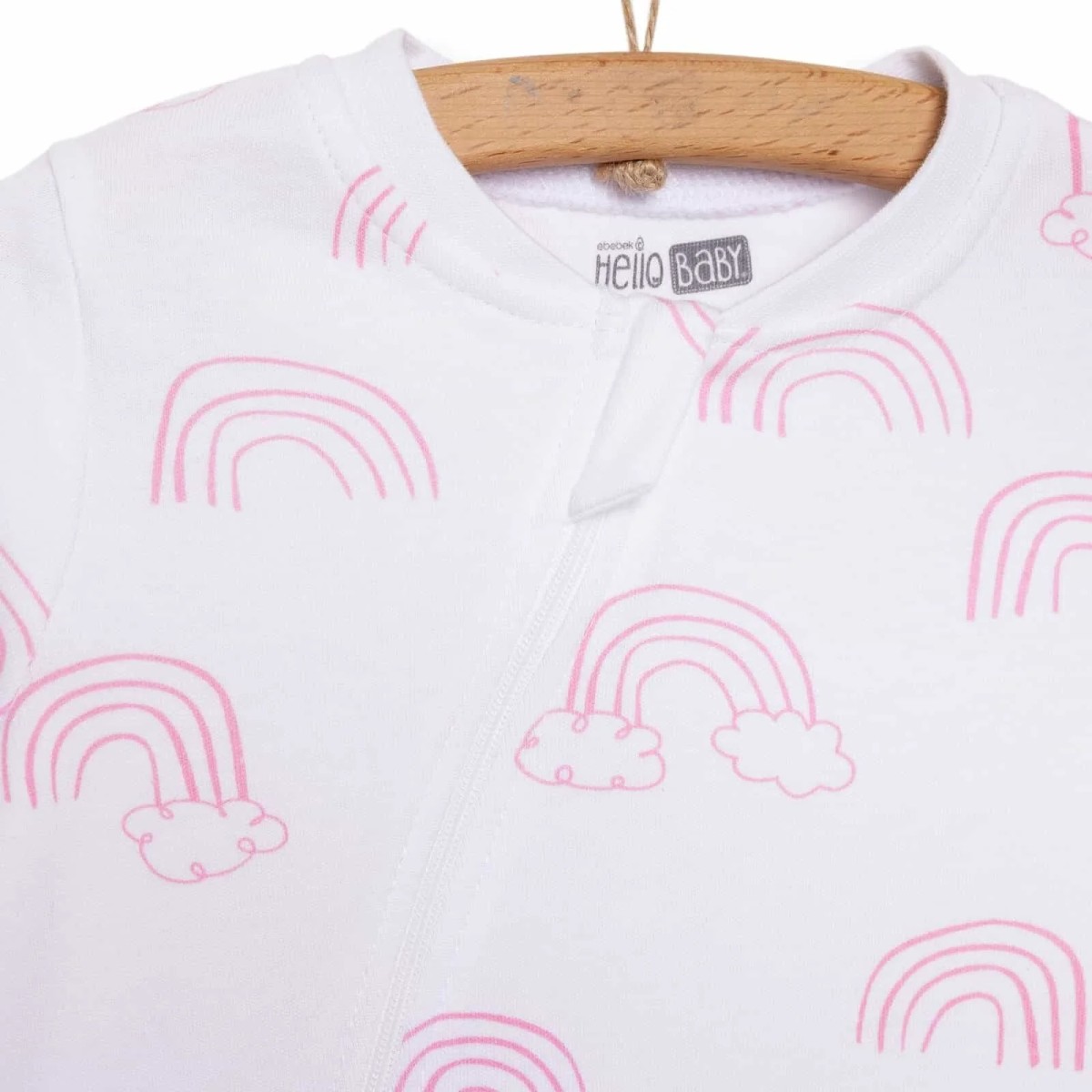 Fermuarlı Patiksiz Tulum Kız Bebek