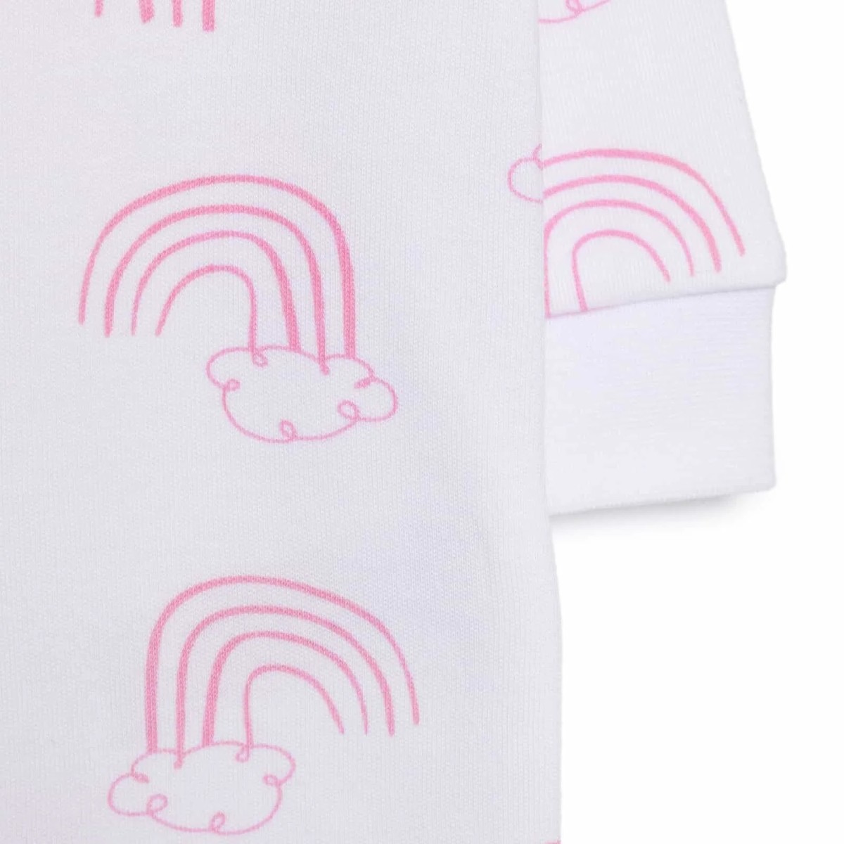 Fermuarlı Patiksiz Tulum Kız Bebek