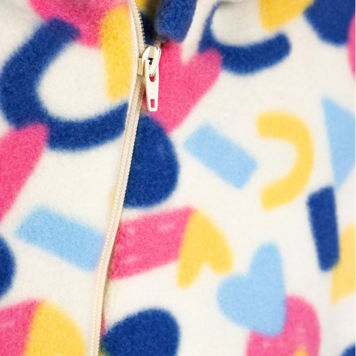 HelloBaby Kız Bebek Basic Patiksiz Tulum Polar Metraj Desenli Bisiklet Yaka Uzun Kol Karışık Renkli