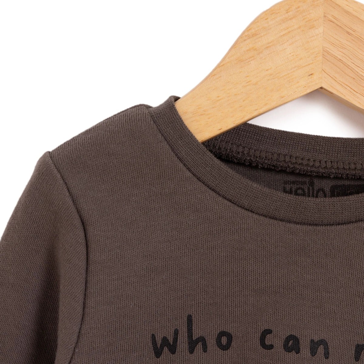 HelloBaby Erkek Bebek Pijama Takımı İnterlok Hayvan Desenli Bisiklet Yaka Ribanalı Paça Uzun Kol Haki