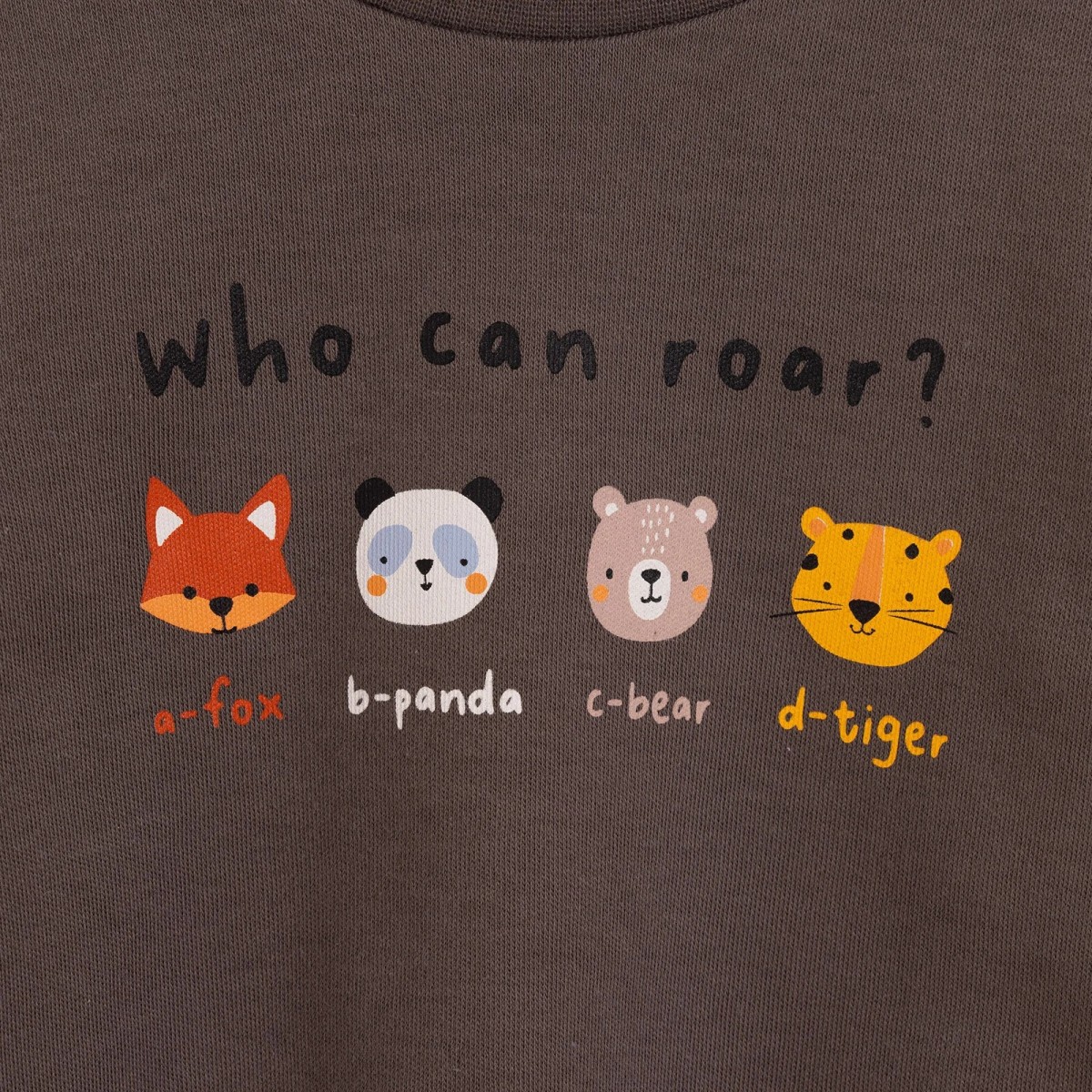 HelloBaby Erkek Bebek Pijama Takımı İnterlok Hayvan Desenli Bisiklet Yaka Ribanalı Paça Uzun Kol Haki