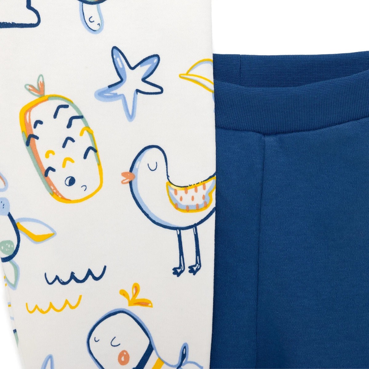 HelloBaby Basic Erkek Kaplumbağa Desenli 2li Patiksiz Alt Erkek Bebek