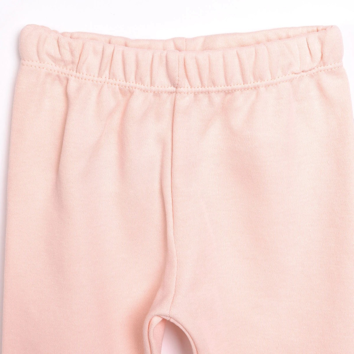 HelloBaby Kız Bebek 2li Çoraplı Pantolon İnterlok Pembe