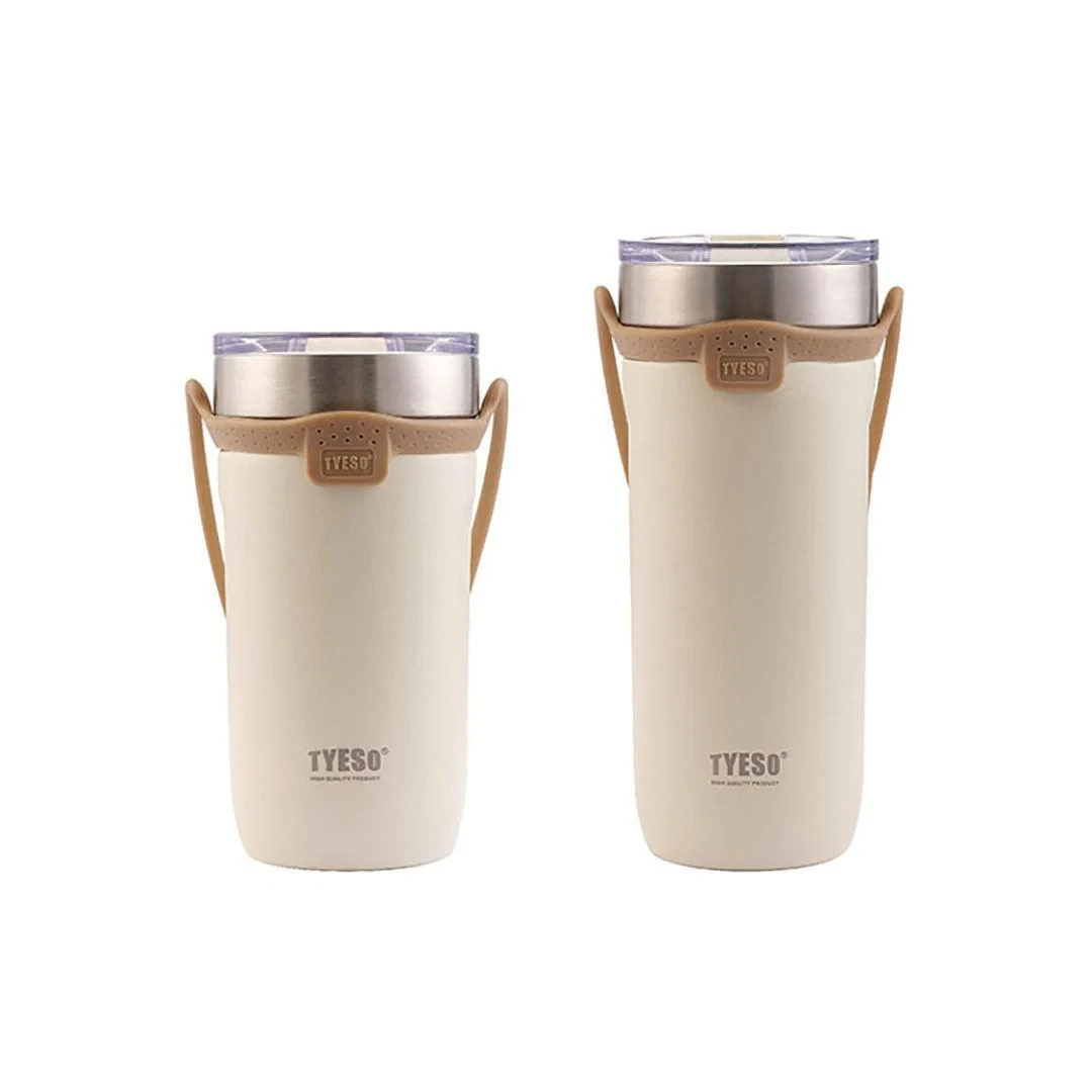 Tyeso 0,55 L SoulMate Tumbler Vakumlu Paslanmaz Çelik Silikon Askılı