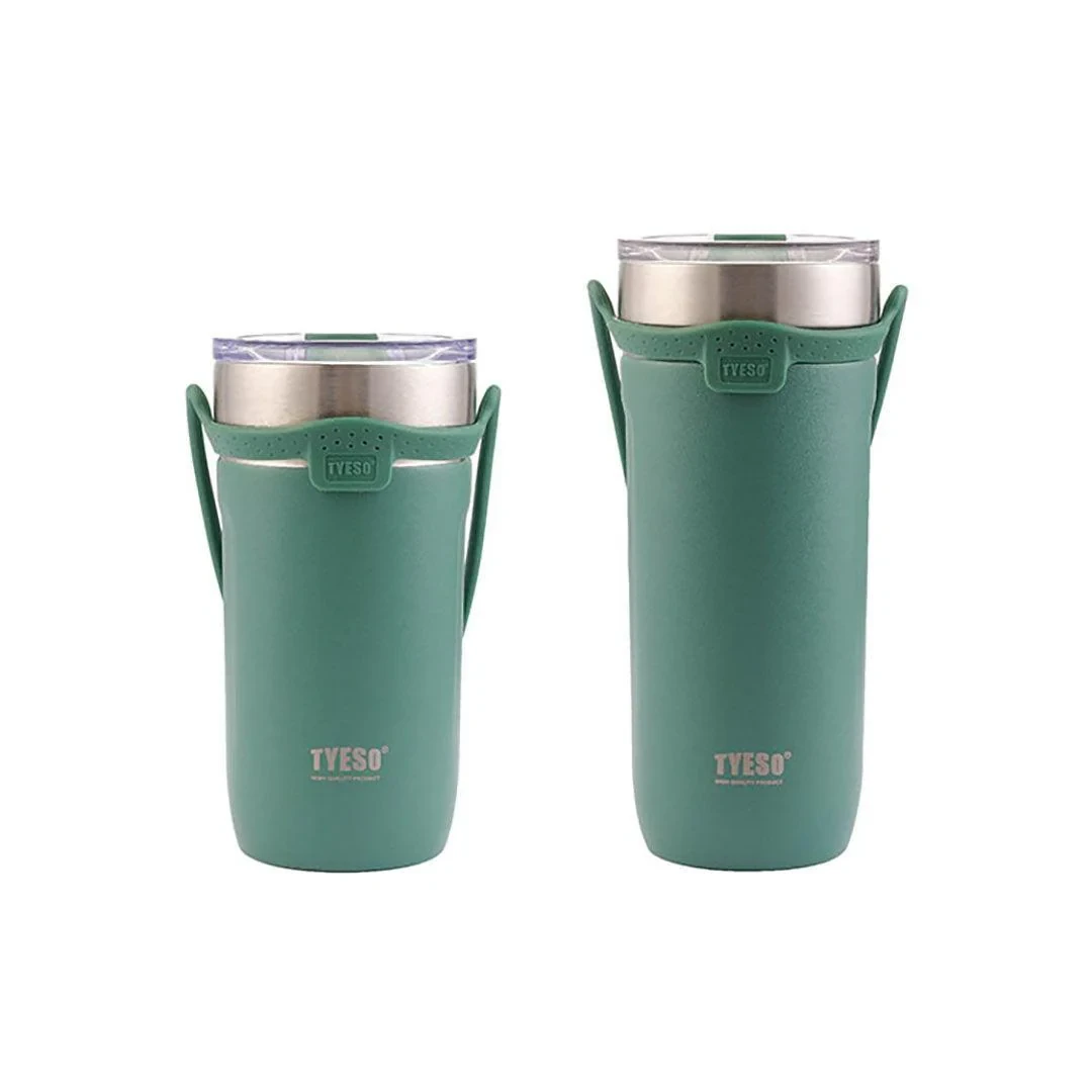 Tyeso 0,71 L SoulMate Tumbler Vakumlu Paslanmaz Çelik Silikon Askılı
