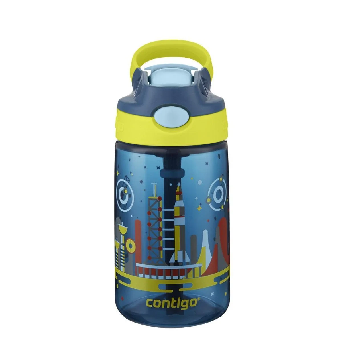 Contigo Gizmo Flip Uzay Tritan Çocuk Suluğu 420ML Mavi
