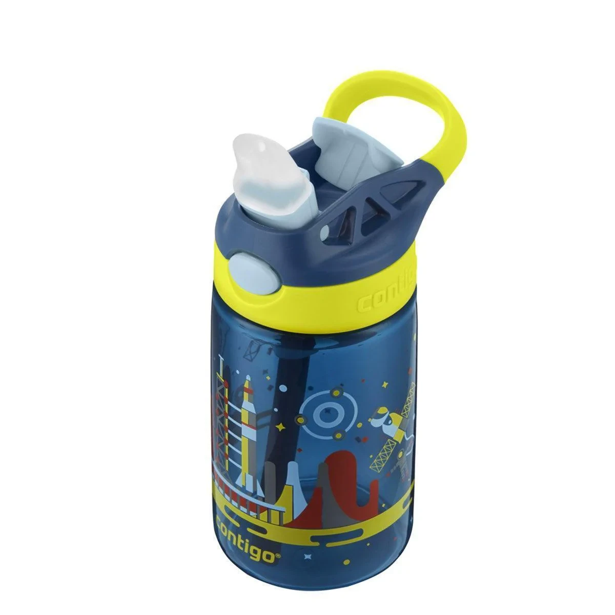Contigo Gizmo Flip Uzay Tritan Çocuk Suluğu 420ML Mavi