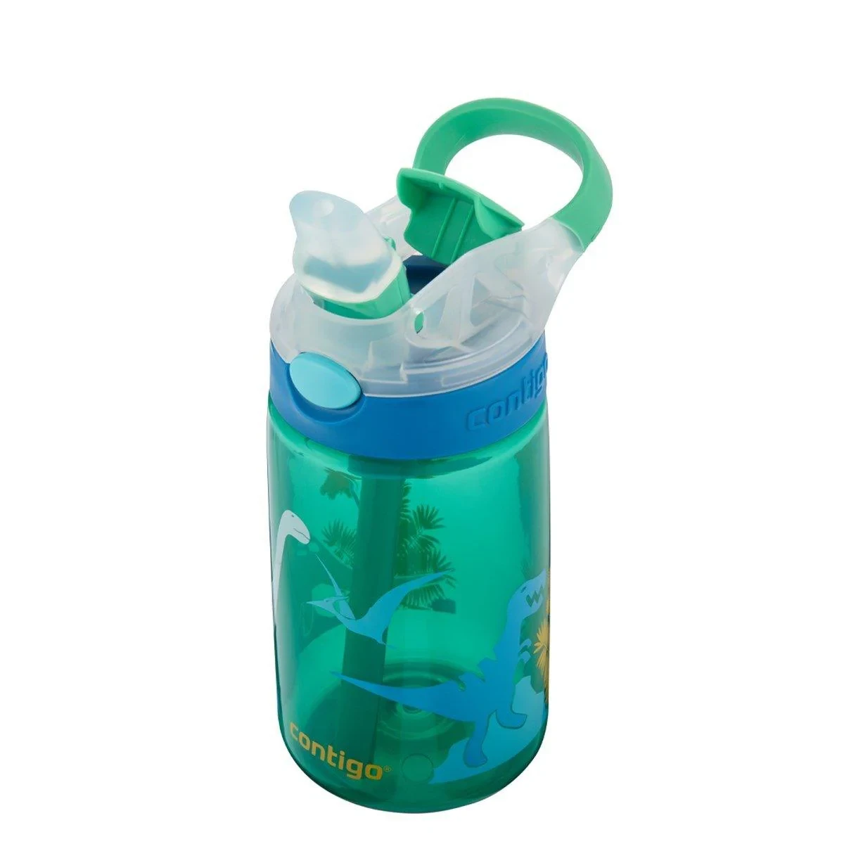 Contigo Gizmo Flip Dino Tritan Çocuk Suluğu 420ML Yeşil