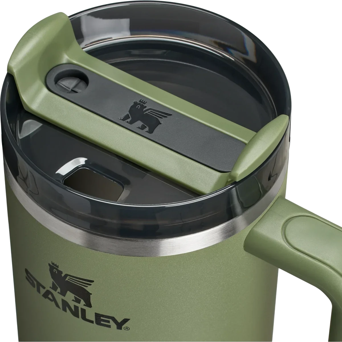 Stanley Quencher Pipetli Termos Bardak Haki 1.18 L