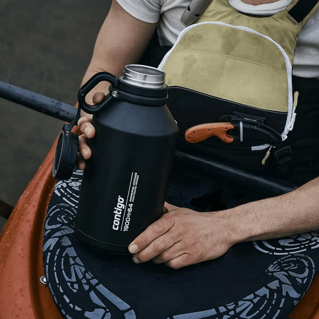 Contigo Grand SS Thermalock Vakumlu Termos 1.9 L Siyah